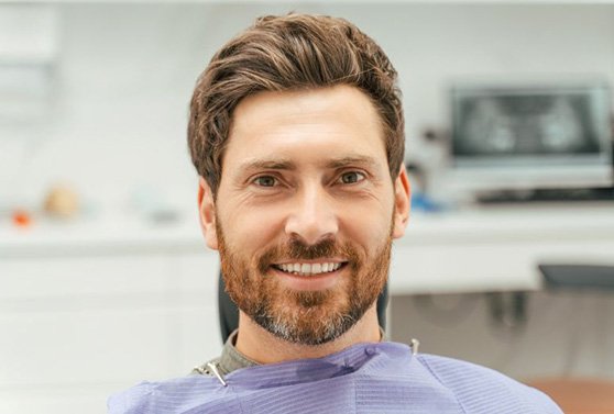 Portrait of smiling dental patient