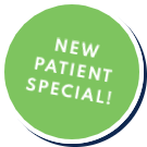 Emergency new patient special coupon badge