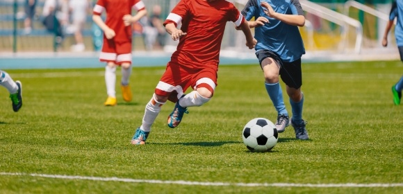 People playing soccer