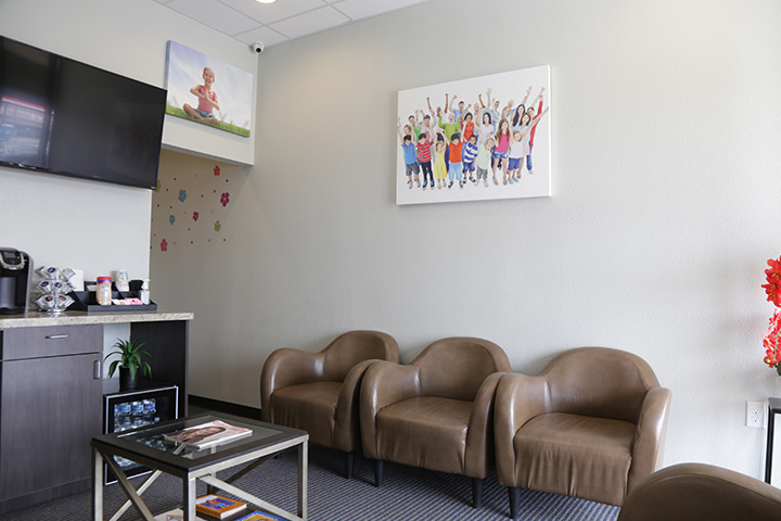 Seating in dental office waiting room