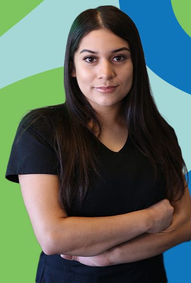 Front desk administrator Chantal