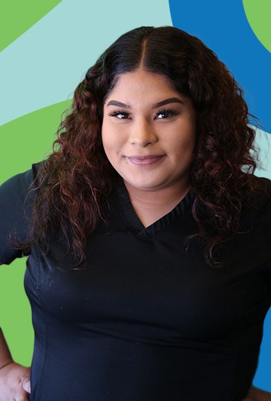 Front desk administrator Brianna